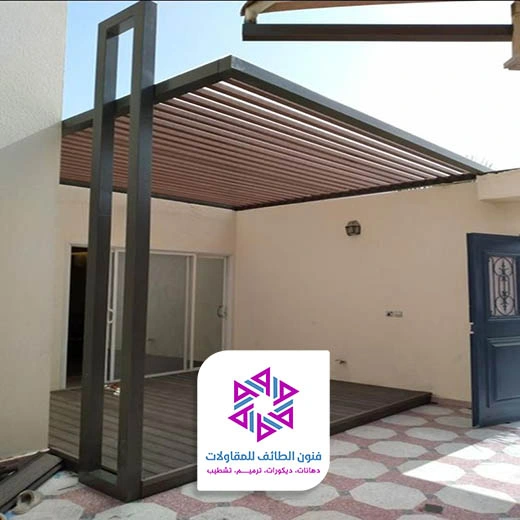 برجولات خشب الطائف