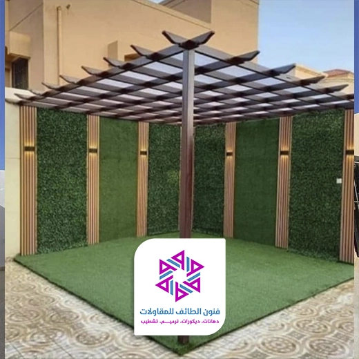 جلسات خارجية خشب الطائف 